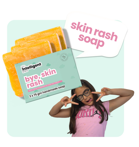 Bye, skin rash natural soap for kids - 3x75g